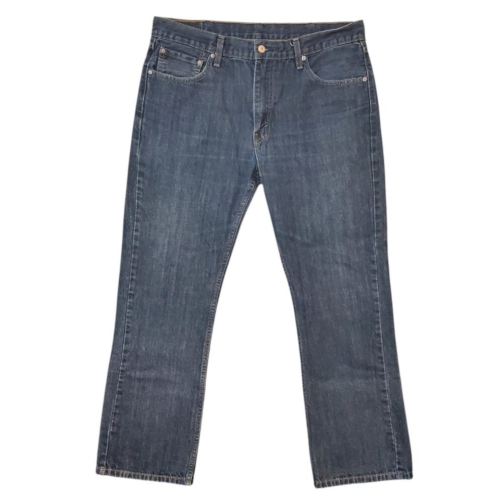 Levi's 527 Slim Bootcut 38x32 (Meas 36x30 11" Rise) Western Dark EUC Jeans A6